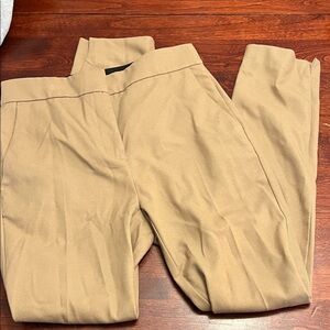 Zara Tan High Waisted Trousers